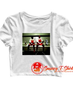 Chicago Bulls Championship Michael Jordan Scottie Pippen Repeat 3 Peat Crop Top Shirt