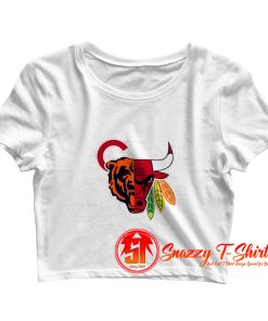 Chicago Sports Team Mashup Crop Top Shirt