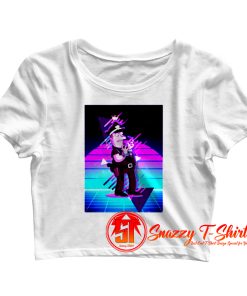 Chief Simpons Retro 80s BG Crop Top Shirt