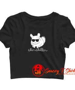 Chinchillin Swag Funny Parody Crop Top Shirt