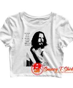 Chris Cornell Poster Crop Top Shirt