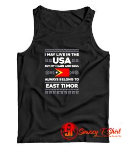 Christmas East Timor Flag Quote Ugly Tank Top