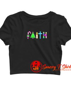 Christmas Faith Crop Top Shirt