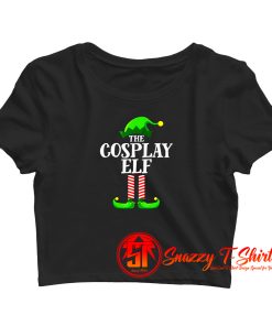 Christmas Party Pajama Crop Top Shirt