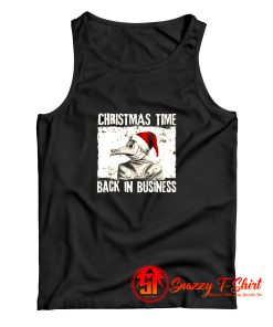 Christmas Time Back In Business Plague Doctor Tank Top