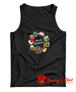 Christmas Wreath Merry Holiday Tank Top