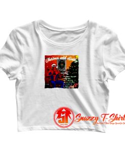 Christmas with Spidey Crop Top Shirt