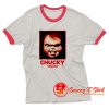 Chucky Movie Child Play Horror Retro Ringer Tee