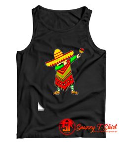 Cinco De Mayo Sombrero Mexican Dabbing Poncho Tank Top