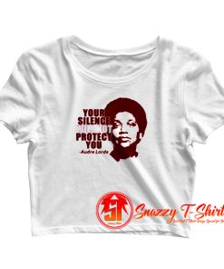 Civil Rights Inspirational Quote Crop Top Shirt