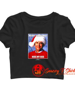 Clark Griswold Kiss My Ass Christmas Crop Top Shirt