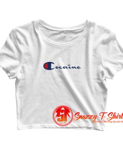 Cocaine Crop Top Shirt