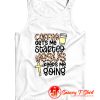 Coffee Gets Me Started Jesus Keeps Me Going Tank Top