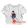 Cool Cartoon Dog Crop Top Shirt