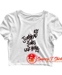 Cool JungHead Jones Wuz Here Crop Top Shirt