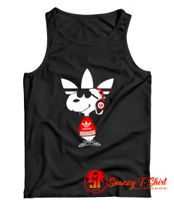 Cool Snoopy Adidas Parody Tank Top