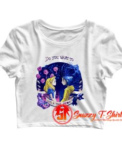 Coraline Alice Open the door Crop Top Shirt
