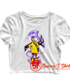 Coraline and the Cat. Crop Top Shirt