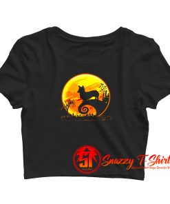 Corgi Dog Crop Top Shirt