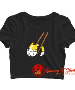 Corgi Sushi Crop Top Shirt