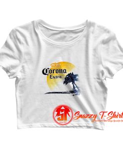 Corona Extra Beer Palm Beach Crop Top Shirt