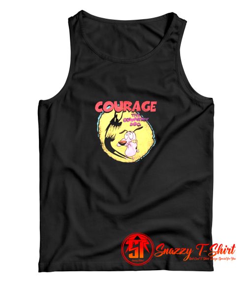 Courage The Cowardly Dog Cartoon Network Tank Top