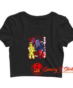 Cowboy Bebop Team Funny Anime Retro Crop Top Shirt