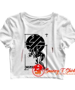 Crass Anarchy British Crop Top Shirt