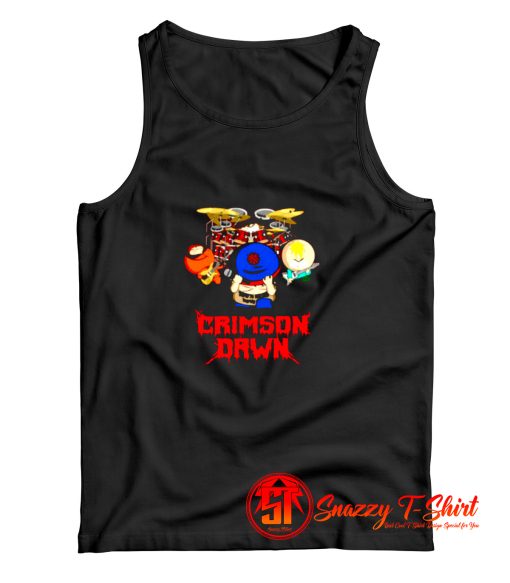 Crimson Dawn South Parks Band Music Tank Top