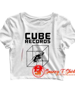 Cube Records Crop Top Shirt