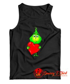 Cute Baby Grinch Love Heart Christmas Tank Top
