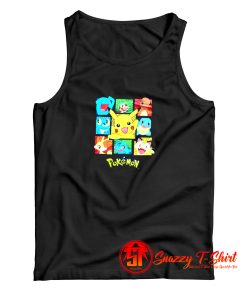 Cute Cartoon Pokemon Characters Tank Top