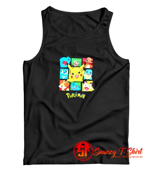 Cute Cartoon Pokemon Characters Tank Top