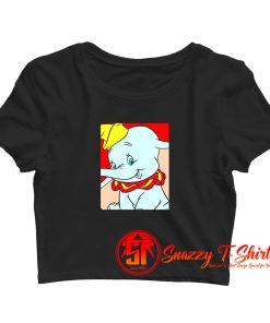 Cute Disney Dumbo Portrait Crop Top Shirt