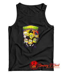 Cute Minions In Costume Despicable Me Halloween Tank Top