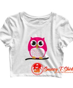 Cute Owl Crop Top Shirt