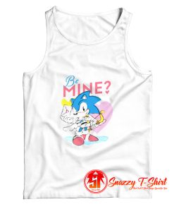 Cute Sonic Be Mine Cupid Funny Tank Top