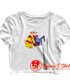 Cute Winnie The Pooh And His Friends Crop Top Shirt