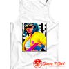 Cyber Punk Bad Ass Girl Female Gunner Pop Art Warhol Lichtenstein Pop Culture Tank Top