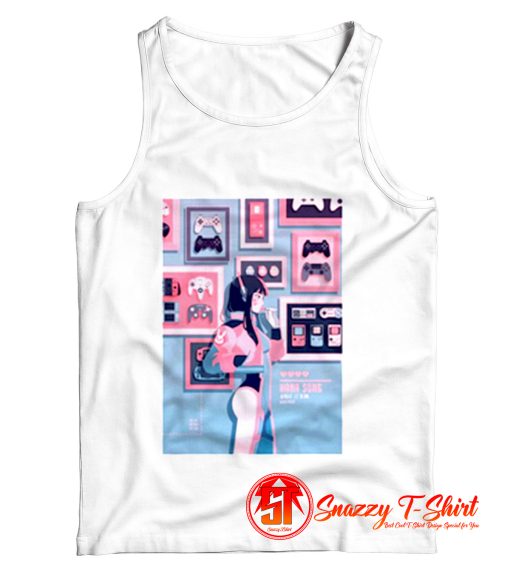 D.Va D Va Overwatch FPS Esports Arcade Classic Retro Vintage Tank Top