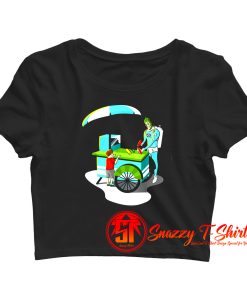 DC Fandome Batman Condiment Kings Cart Crop Top Shirt
