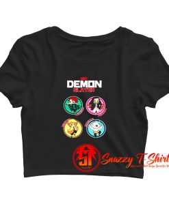 DEMON SLAYER KIMETSU NO YAIBAALL CHARACTERS Crop Top Shirt