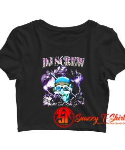 DJ Screw Vintage 90s Inspired Rap Crop Top Shirt