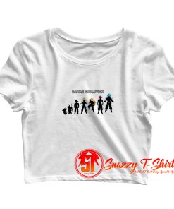 DRagon ball Z Saiyan Evolution Crop Top Shirt