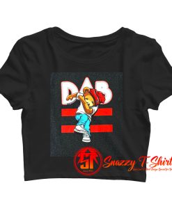 Dab Bear Hip Hop Crop Top Shirt