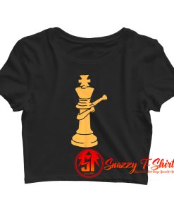 Dabbing Chess King Dab Dance Funny Crop Top Shirt