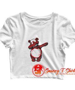 Dabbing Panda Crop Top Shirt