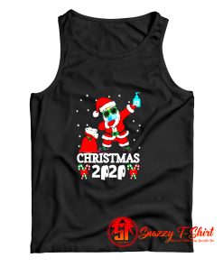 Dabbing Santa With Face mask Handwashing Tank Top