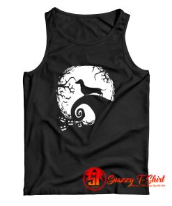 Dachshund And Moon Halloween Tank Top