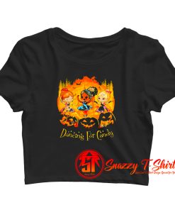 Dancing For Candy Crop Top Shirt